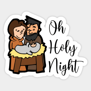 Oh Holy Night Sticker